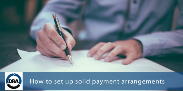 How to set up solid payment arrangements